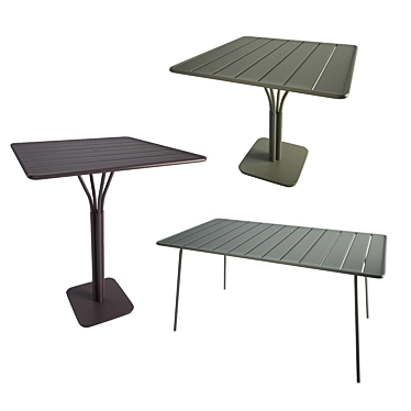 Luxembourg Metallic Outdoor Furniture 3D model image 1 