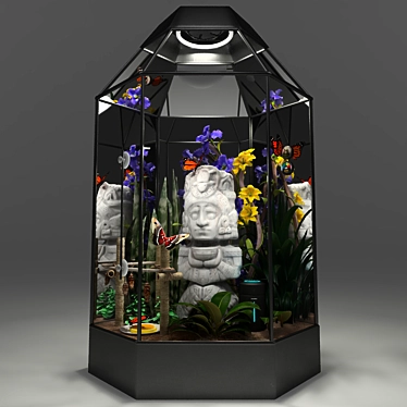 Title: Insectarium Terrarium: Ideal Habitat for Butterflies 3D model image 1 