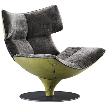 Sleek Harley Armchair: Modern Comfort 3D model image 1 