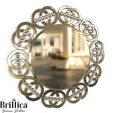 Brillica BL890: Italian Style Mirror 3D model image 1 