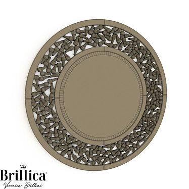 Italian Luxury Mirror: Brillica BL800/800-C29 3D model image 1 