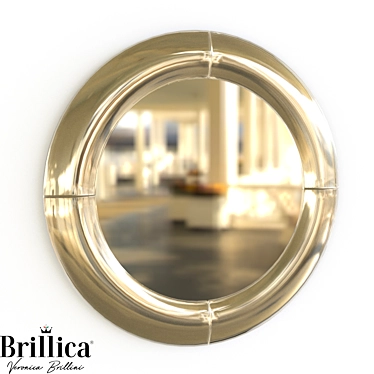 Italian Style Mirror - Brillica BL800 3D model image 1 