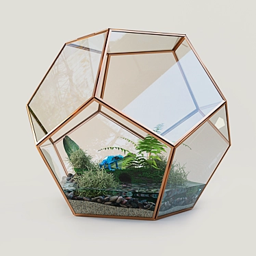 Miniature Ecosystem: Terrarium 3D model image 1 