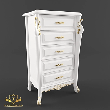 Gasparo Dresser: Compact and Spacious 3D model image 1 