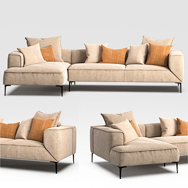 JORI Longueville Landscape Sofa 3D model image 1 