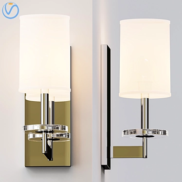 Elegant Visual Comfort Sconce 3D model image 1 