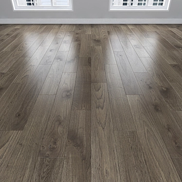 Smoky Oak Parquet: Herringbone, Linear, Chevron 3D model image 1 