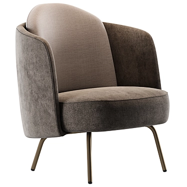 Elegant Ditre Lucia Armchair 3D model image 1 