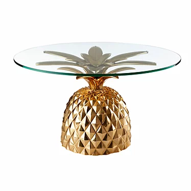 Tropical Pineapple Table 3D model image 1 