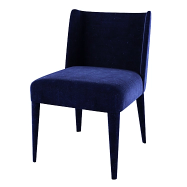 Meridiani KITA Modern Upholstered Chair 3D model image 1 