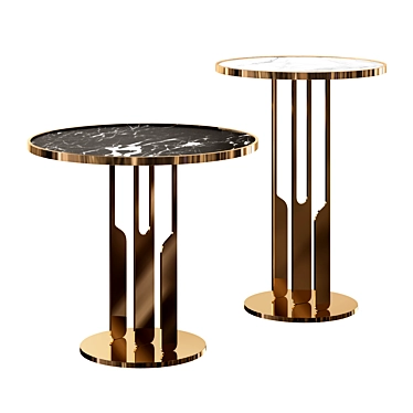 Twin Perfect Coffee Table Set 3D model image 1 