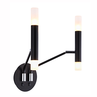 Vigo MOD620WL-04B Black Sconce, 4-Light 3D model image 1 