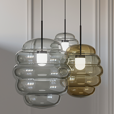 Bomma Blimp Pendant: Modern Illumination Masterpiece 3D model image 1 