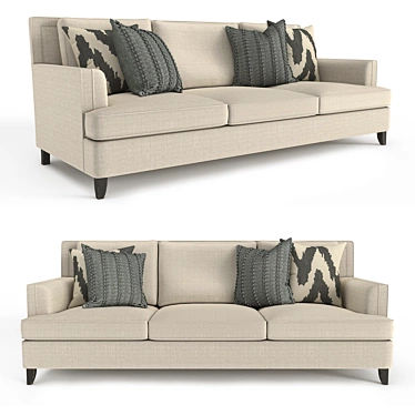 Bernhardt Addison Sofa: Timeless Elegance for Your Living Space 3D model image 1 