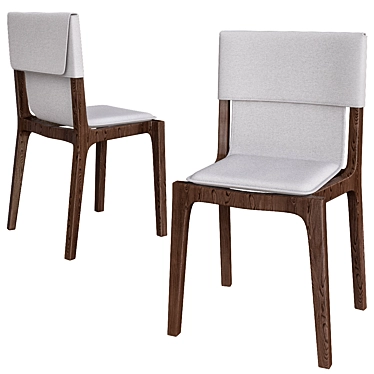 Elegant Isadora: Luxury Italian chair 3D model image 1 