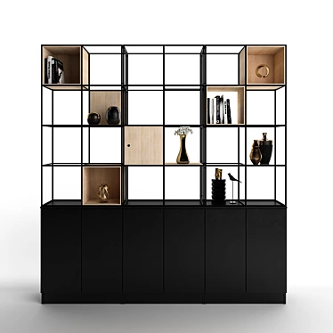 Palisades Grid: Modular Workspace System 3D model image 1 