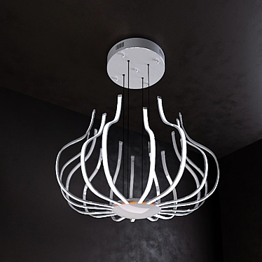 Modern Elegance: Postmodern Pendant Light 3D model image 1 