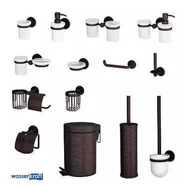 Isar K-7300_OM Bathroom Accessories Set 3D model image 1 