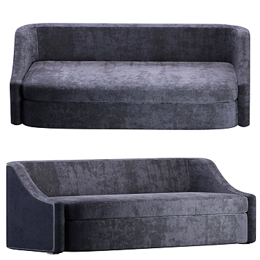 Elegant Eduarda Sofa: Contemporary Comfort 3D model image 1 