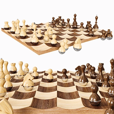 Wobbly Chess Battles 3D model image 1 