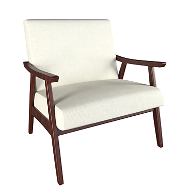 Modern Coral Springs Lounge Chair 3D model image 1 