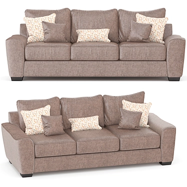 Modern Classic Parker Sofa 3D model image 1 