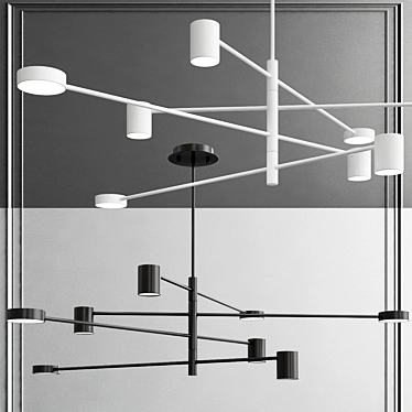 Laconic Scandinavian style LED chandelier