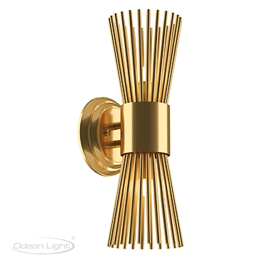 Golden Dorta 2W Wall Sconce 3D model image 1 