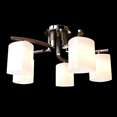 Freya Sol Modern Style Chandelier 3D model image 1 