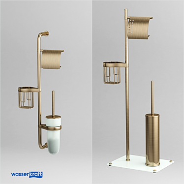 Multifunctional Toilet Rack 3D model image 1 