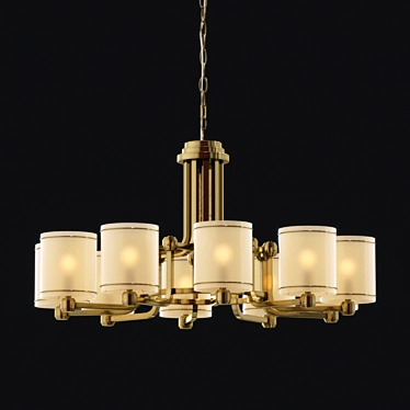 Elegant Maxi Idyll Chandelier 3D model image 1 