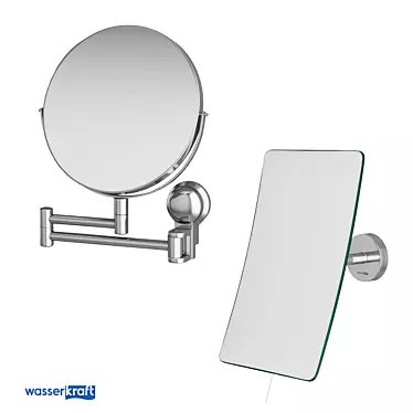 Dual-sided Magnifying Mirrors 3D model image 1 