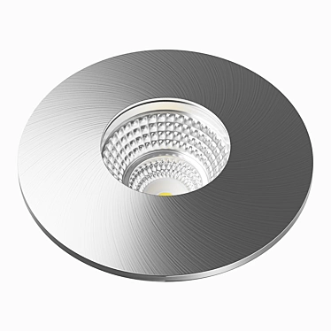 Modern Nickel LED Outdoor Light 3D model image 1 