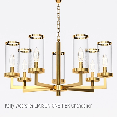 Elegant Liaison Chandelier by Kelly Wearstler 3D model image 1 