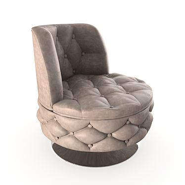 Quilted Bergere: Stylish and Luxurious Furniture 3D model image 1 