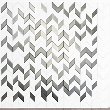 Elegant 3D Wall Panel: No. 6 3D model image 1 