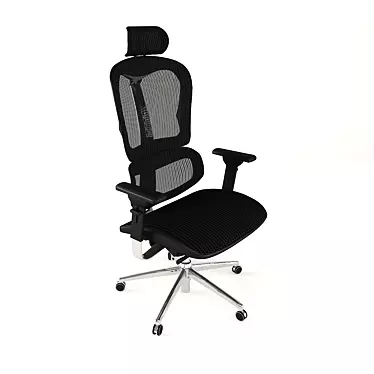 Starex Office Chair: Modern Design, Comfortable Seating 3D model image 1 