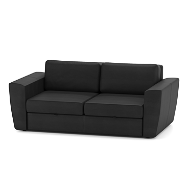 Modern 3-Seater Sofa - 187x100x89 cm 3D model image 1 