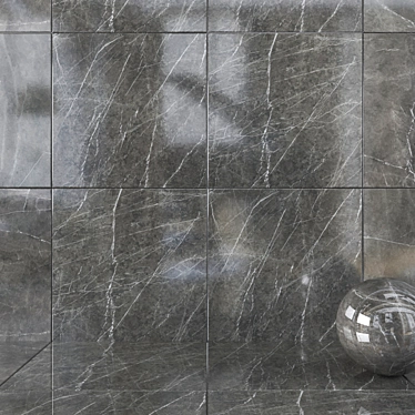 Atlas Marvel Grey Stone Wall Tiles 3D model image 1 