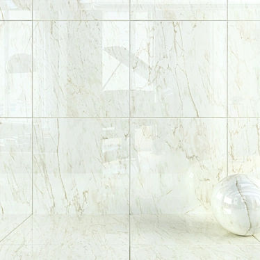 Atlas Marvel Cremo Delicato Wall Tiles 3D model image 1 