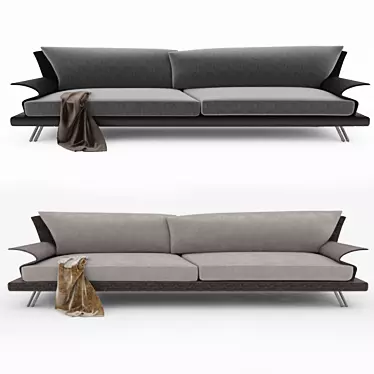 Luxury Super Roy Sofa by il Loft 3D model image 1 