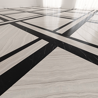 Luxury Marble Floor Tiles 3D model image 1 