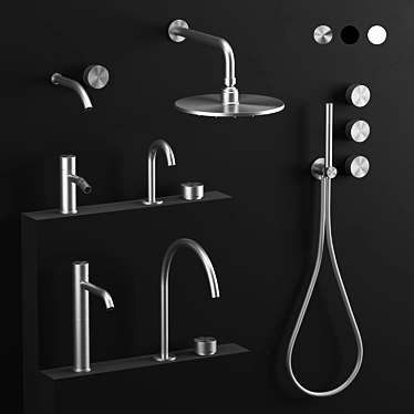 Falper Acquifero Set - Elegant and Versatile Bathroom Collection 3D model image 1 