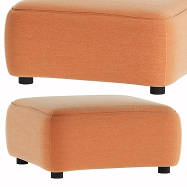 Modern Andreu World DADO RS0311 Pouf 3D model image 1 