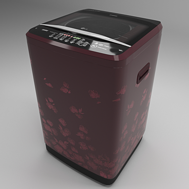 LG t7581nedl8 Washing Machine: High Poly, 71K Polys 3D model image 1 