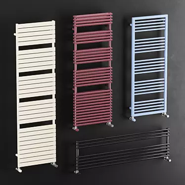 Stylish Cordivari Towel Rails 3D model image 1 