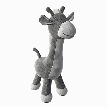 Cuddly Giraffe Plushie Doll 3D model image 1 