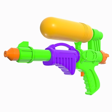 High-Powered Water Gun Toy 3D model image 1 