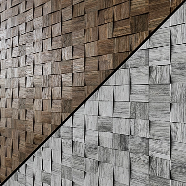 Axi 3D Wall Mosaic - 6 Stunning Variants 3D model image 1 