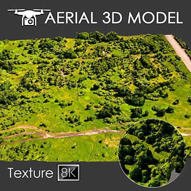 Aerial Scan 8: High Resolution Terrain Model 3D model image 1 